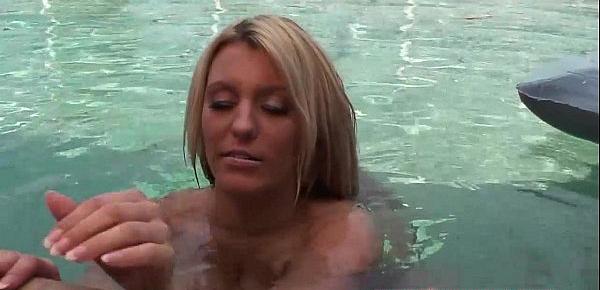  Ember Reigns Gets Naked In The Pool